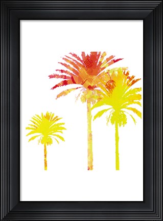 Framed Sunny Palm I Print