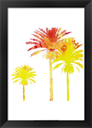 Framed Sunny Palm I Print