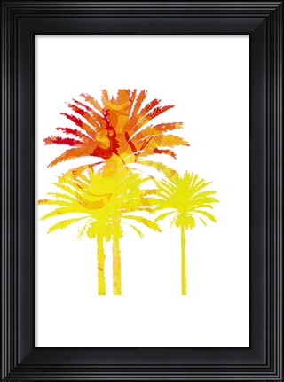 Framed Sunny Palm II Print