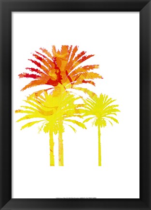 Framed Sunny Palm II Print