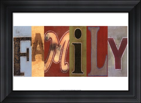 Framed Family Panel Print