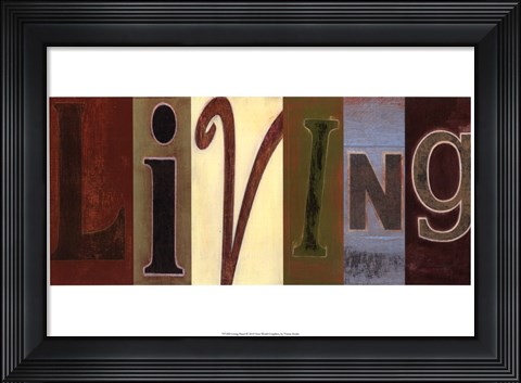 Framed Living Panel Print