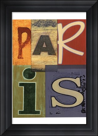 Framed Paris Print