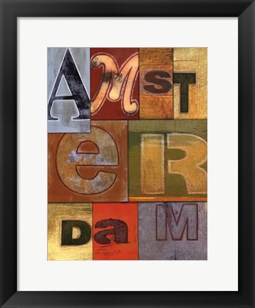 Framed Amsterdam Print