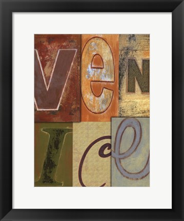 Framed Venice Print