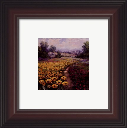Framed Tuscan Pleasures I Print