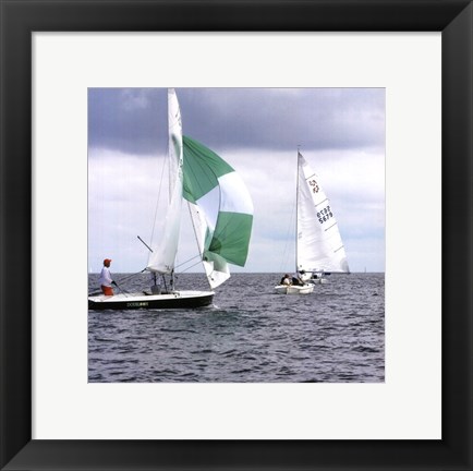 Framed Water Racing II Print