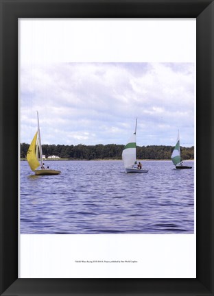 Framed Water Racing III Print