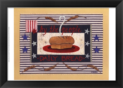 Framed Americanna Bread Print