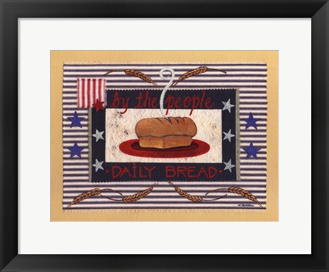 Framed Americanna Bread Print