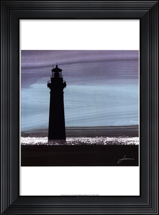 Framed Dusky Sea I Print