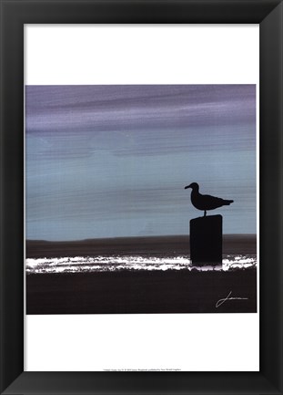 Framed Dusky Sea IV Print