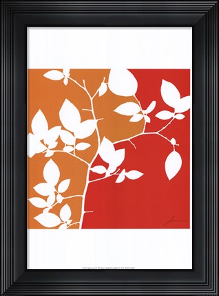 Framed Split Stem I Print