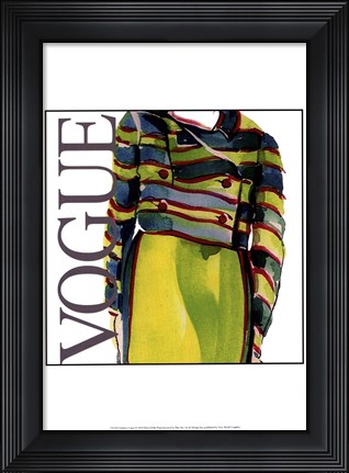 Framed Fashion Vogue Print