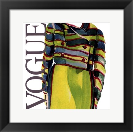 Framed Fashion Vogue Print