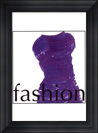 Framed Fashion Lives Print