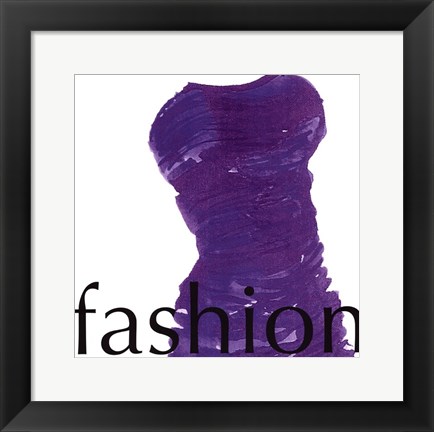 Framed Fashion Lives Print