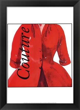 Framed Fashion Couture Print