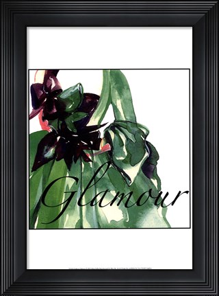 Framed Fashion Glamour Print
