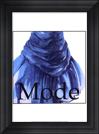 Framed Fashion Mode Print