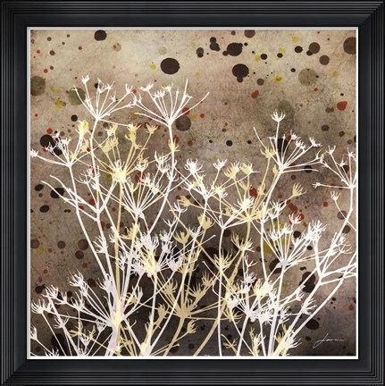 Framed Weeds I Print