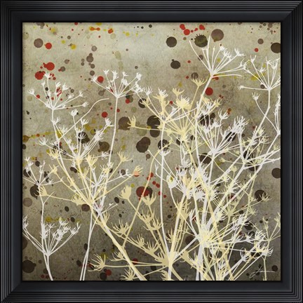Framed Weeds II Print