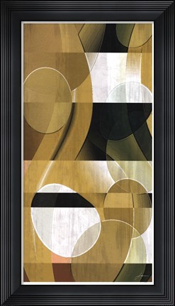 Framed Sea Life Panel I Print