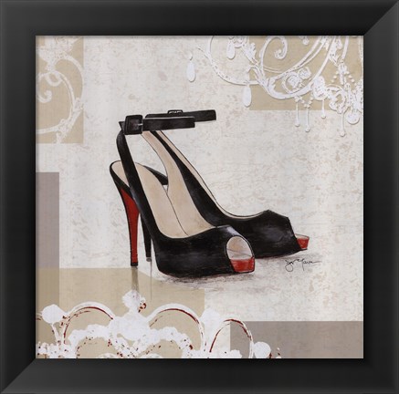 Framed Evening Heels Print