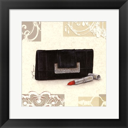 Framed Evening Bag II Print