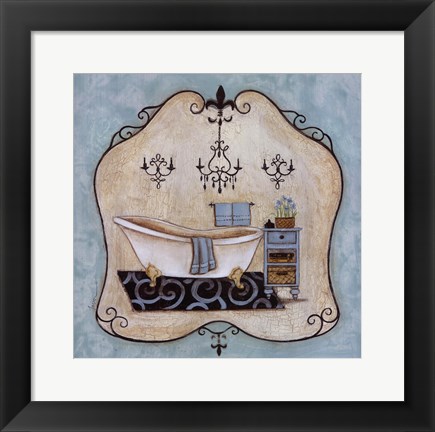 Framed Marseille Vacation II Print