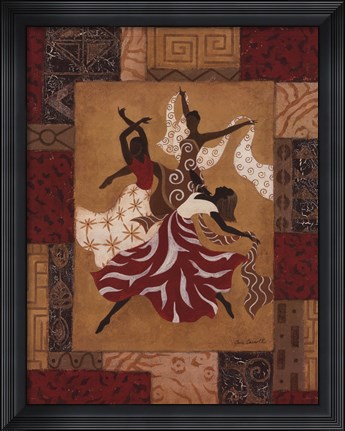 Framed Rejoice II Print