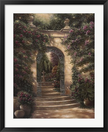 Framed Watson&#39;s Garden I Print