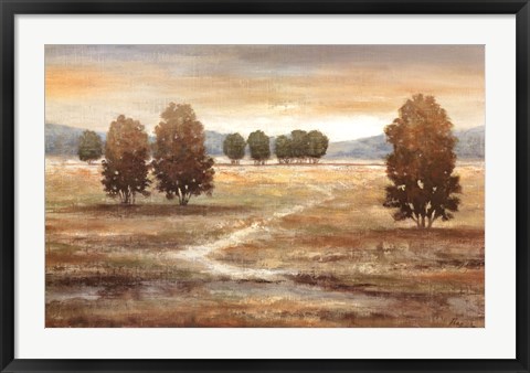 Framed Linen Landscape I Print