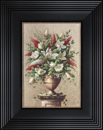 Framed Floral Symphony I Print