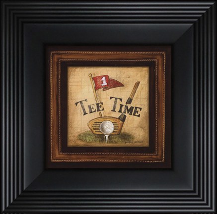 Framed Golf Tee Time - petite Print