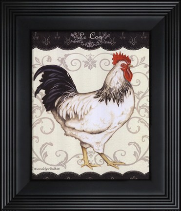 Framed Le Coq I - mini Print