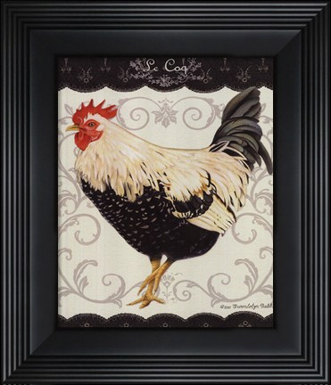 Framed Le Coq II - mini Print