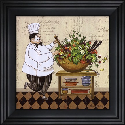 Framed Chef Salad Print