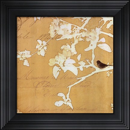 Framed Song Birds V - mini Print