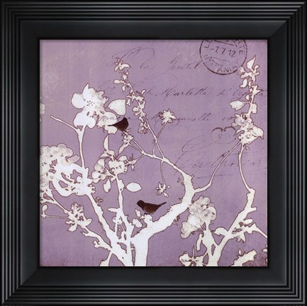 Framed Song Birds Vii - mini Print