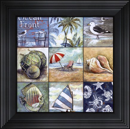 Framed Ocean Front Print