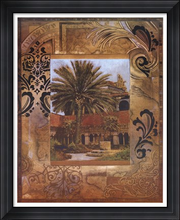 Framed Toscano Palm III Print