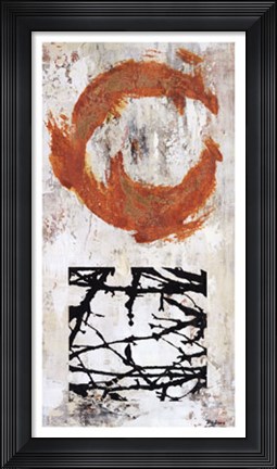 Framed Zen Point III Print