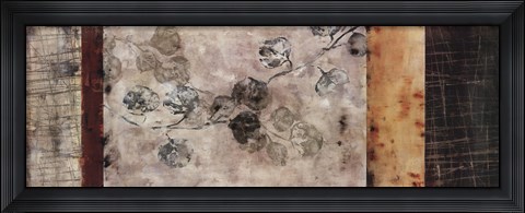 Framed Bamboo Light II Print