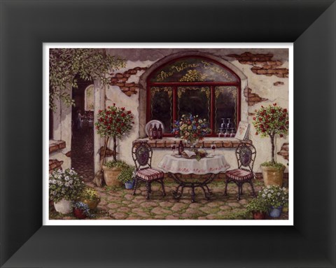 Framed Wine Cellar Print