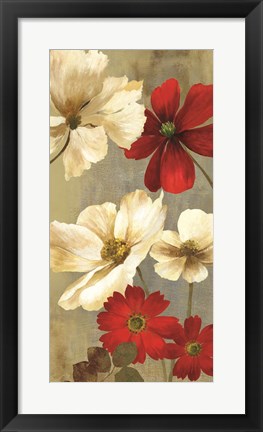 Framed Springerle Floral I Print