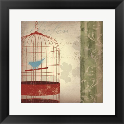 Framed Twitter I Print