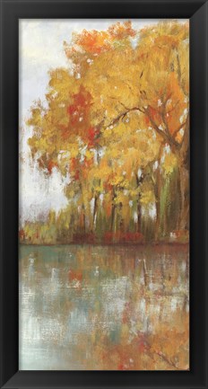 Framed Forest Reflection I Print
