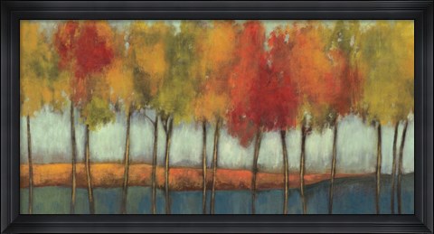 Framed Lolipop Trees Print