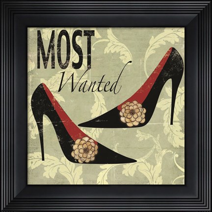 Framed Most Wanted Print